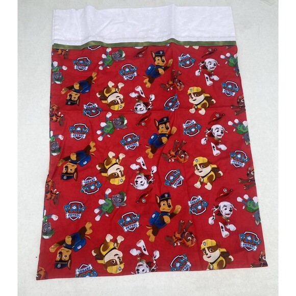 Kids Paw Patrol Handmade Standard Pillow Case SET of 2! Red & Blue -Chase Rubble - Picture 10 of 11